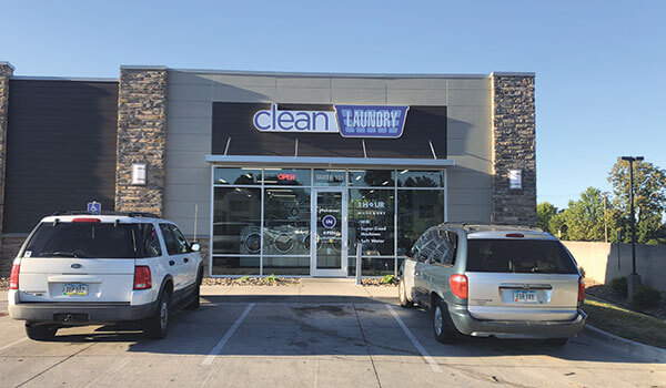 Clean Laundry storefront on Euclid Rd in Des Moines